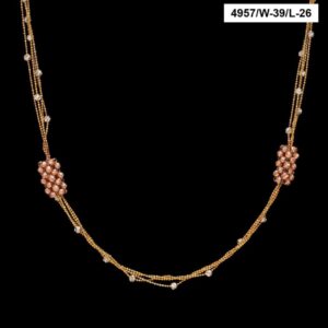 22Kt Solid Yellow Gold Necklace Hot Sale Dubai Long Chain 64 g 26'' L