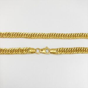 REAL GOLD Necklace Men's Link Chain 18 Kt Yellow Gold 20.920 Grams 6.79 Wide 20"
