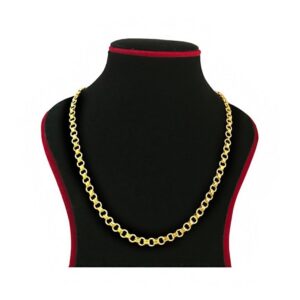 18 Kt Hallmark Real Solid Yellow Gold Curb Cuban Necklace Link Chain 14.520 Gram