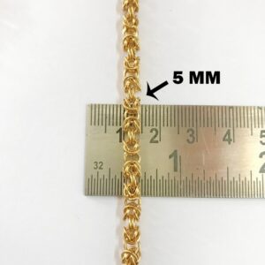 18 Kt Hallmark Real Solid Yellow Gold Curb Cuban Necklace Men'S Chain 13.360 Gms