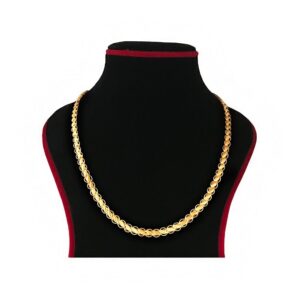 18Kt Real Solid Yellow Gold Hallmark Curb Cuban Necklace Miami Chain 9 Gm 24 In