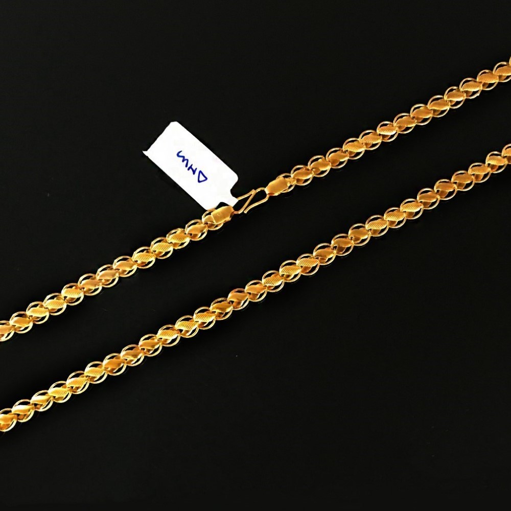 18Kt Real Solid Yellow Gold Hallmark Curb Cuban Necklace Miami Chain 9 Gm 24 In - Image 2