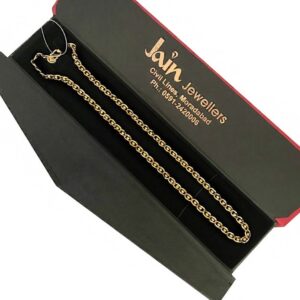 18Kt Hallmark Solid Yellow Gold Curb Cuban Necklace Men'S Chain 11.920 g 19.5"L