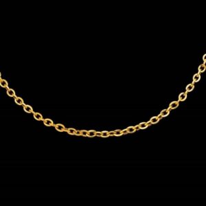 22Kt Real Solid Yellow Gold Hallmark Necklace Curb Link Vintage Chain 23 Grams
