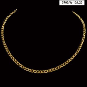 22Kt Hallmark Real Solid Yellow Gold Necklace Curb Cuban Link Chain 18 Grams