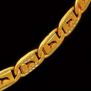 22Kt Hallmark Real Solid Yellow Gold Necklace Curb Luxury Link Chain 25 Grams