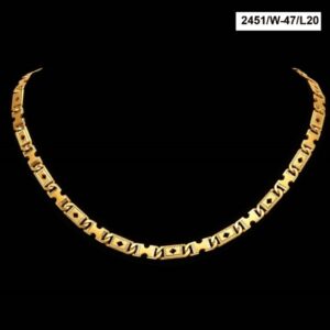 22Kt Hallmark Real Solid Yellow Gold Necklace Curb Hip Hop Dubai Chain 56 Grams