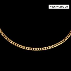 22Kt Solid Yellow Gold Necklace Hip Hop 2 Tone Heavy Chain 28 g 18'' 20'' 22''L