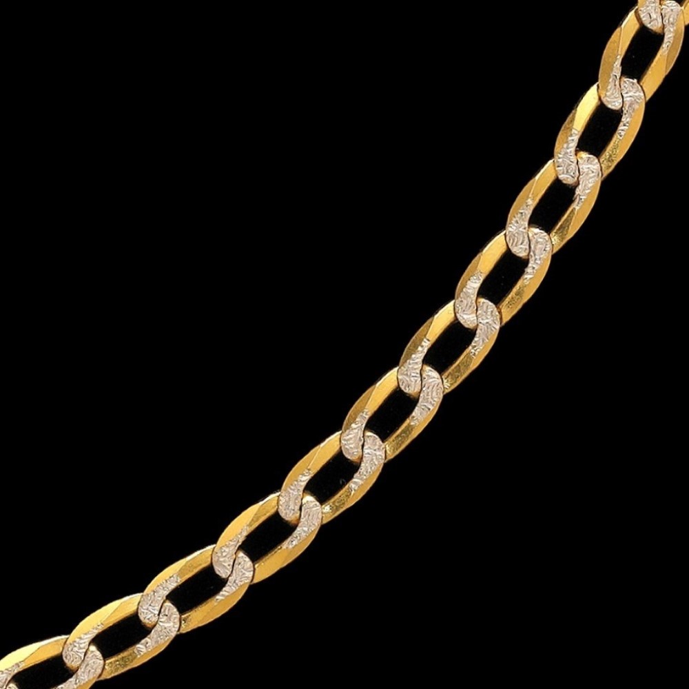 22Kt Hallmark Real Solid Yellow Gold Hip Hop Link Cuban Necklace Chain 34 Grams
