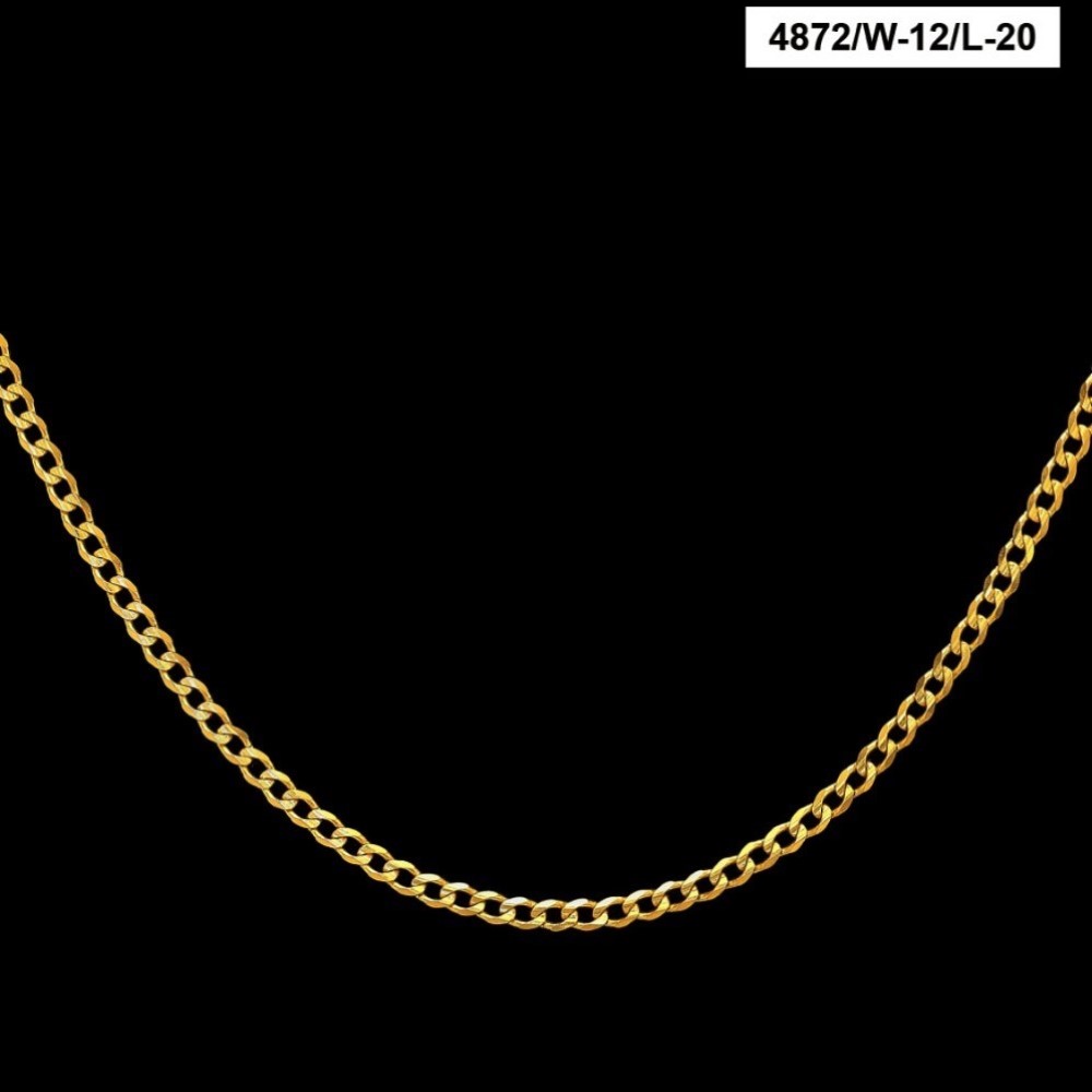 22Kt Hallmark Real Solid Yellow Gold Necklace Hip Hop Link Cuban Chain 32 Gram - Image 2
