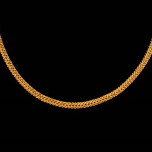 22Kt Real Solid Yellow Gold Hallmark Curb Necklace Interlink Chain 36 Grams
