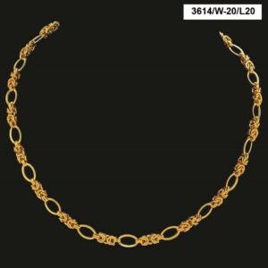 22 Kt Hallmark Real Solid Yellow Gold Necklace Unisex Curb Link Chain 28 Grams