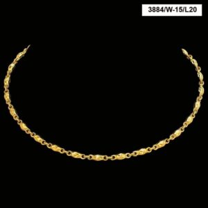 22Kt Hallmark Real Solid Yellow Gold Necklace Curb Miami Link Chain 24 Grams