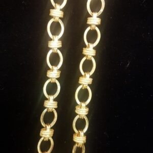 22Kt Hallmark Real Solid Yellow Gold Necklace Curb Hip Hop Link Chain 30.8 Gram