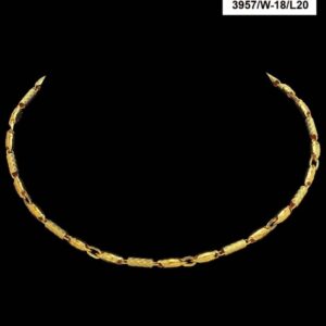 22Kt Hallmark Real Solid Yellow Gold Necklace Curb Dubai Link Chain 26 Grams