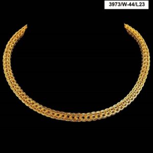 22Kt Hallmark Real Solid Yellow Gold Necklace Men'S Hip Hop Link Chain 60 Gram