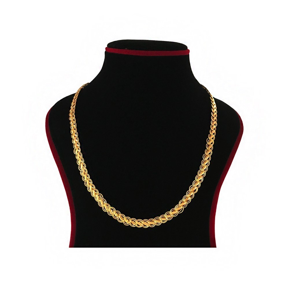 18 Kt Real Solid Yellow Gold Curb Cuban Necklace Men'S Chain 10.870 Grams 20'' L - Image 5