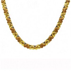 Fine Jewelry 22 Kt Real Solid Hallmark Yellow Gold Necklace Earrings Women'S Set