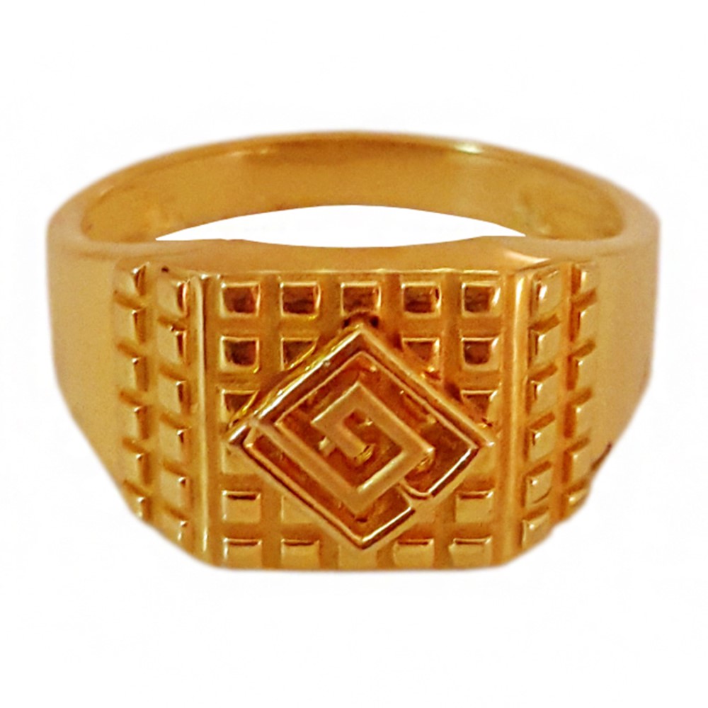 22 Kt Real Solid Yellow Gold Engagement Wedding Men's Ring Size 7-12