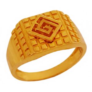 22 Kt Real Solid Yellow Gold Engagement Wedding Men's Ring Size 7-12
