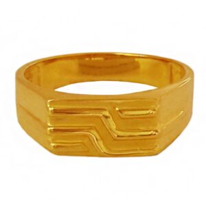 22K Yellow Gold Tungsten Engagement Wedding Wear Jewelry Men Band Ring
