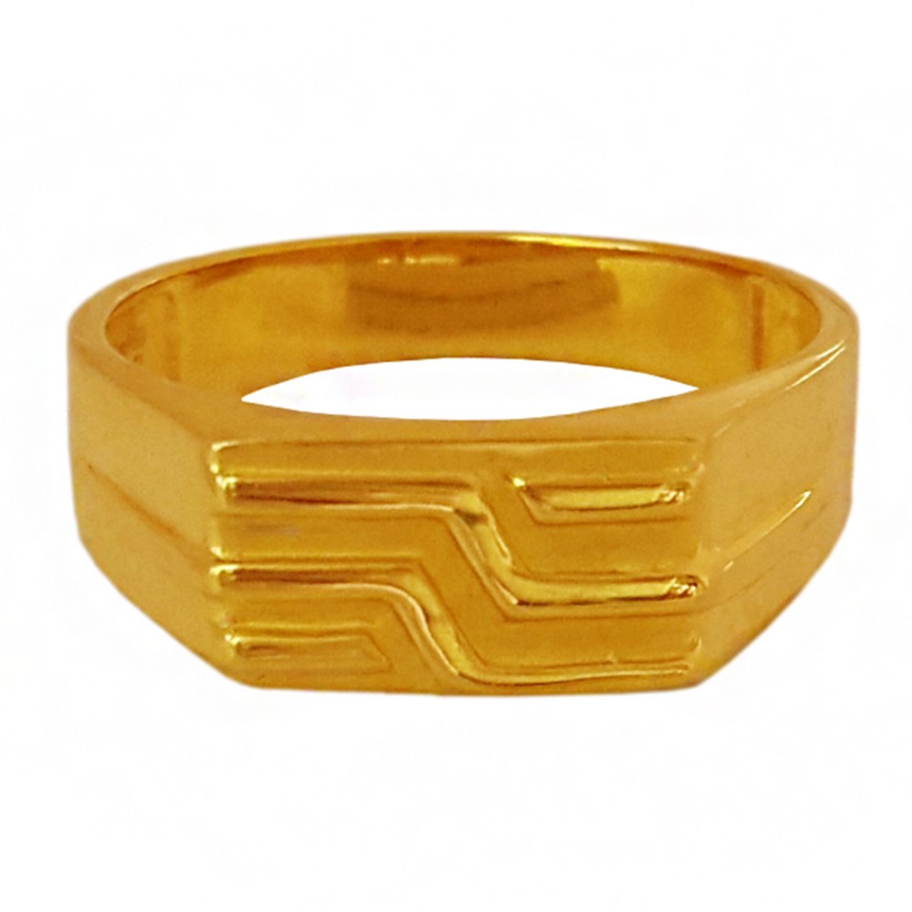 22K Yellow Gold Tungsten Engagement Wedding Wear Jewelry Men Band Ring