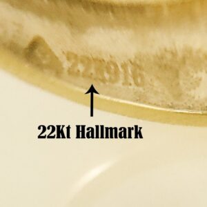22 Kt Yellow Gold Size 8,9.5,10,11,12 CZ Engagement Wear Men's Ring