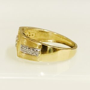 22 Kt Yellow Gold Size 8,9.5,10,11,12 CZ Engagement Wear Men's Ring