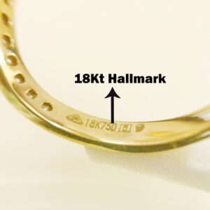 1.03 Ct White Round Cut SI Diamonds 18 Kt Real Solid Yellow Gold Engagement Ring