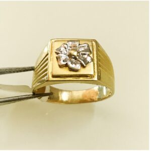 18 Kt  Yellow Gold Natural Certified Yellow Sapphire Women'S Ring 6 Gm