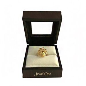 22 Kt Yellow Gold Ring Engagement Women'S Ring 5.430 Gms Size  6-9