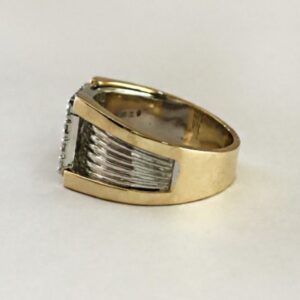 real diamonds 14k gold engagement men's ring
