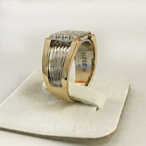 real diamonds 14k gold engagement men's ring