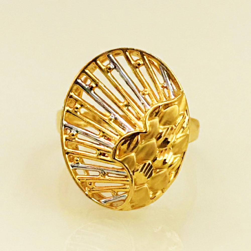 22 Kt Real Solid Yellow Gold Engagement Wedding Women'S Ring Size 5-10 - Image 3