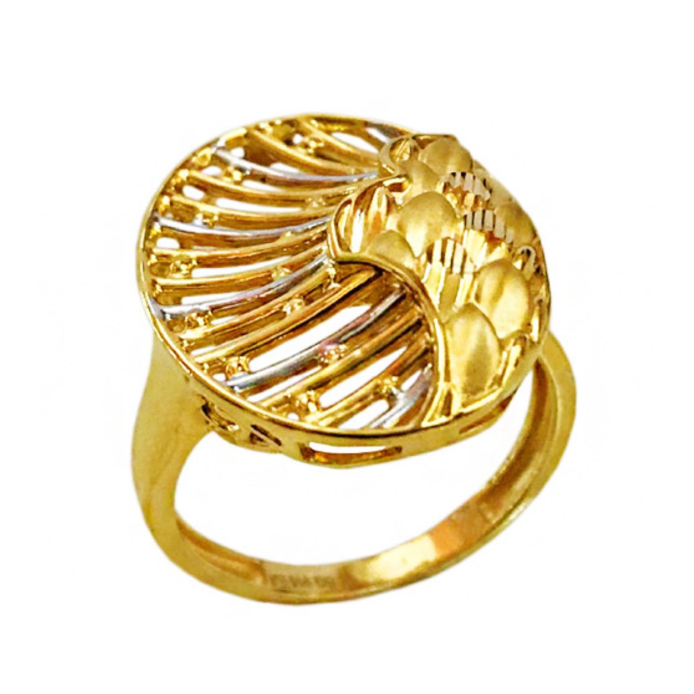 22 Kt Real Solid Yellow Gold Engagement Wedding Women'S Ring Size 5-10