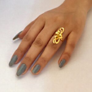 22 Kt   Yellow Gold Engagement Wedding Women'S Ring Size 5,6,7,7.5,8,9