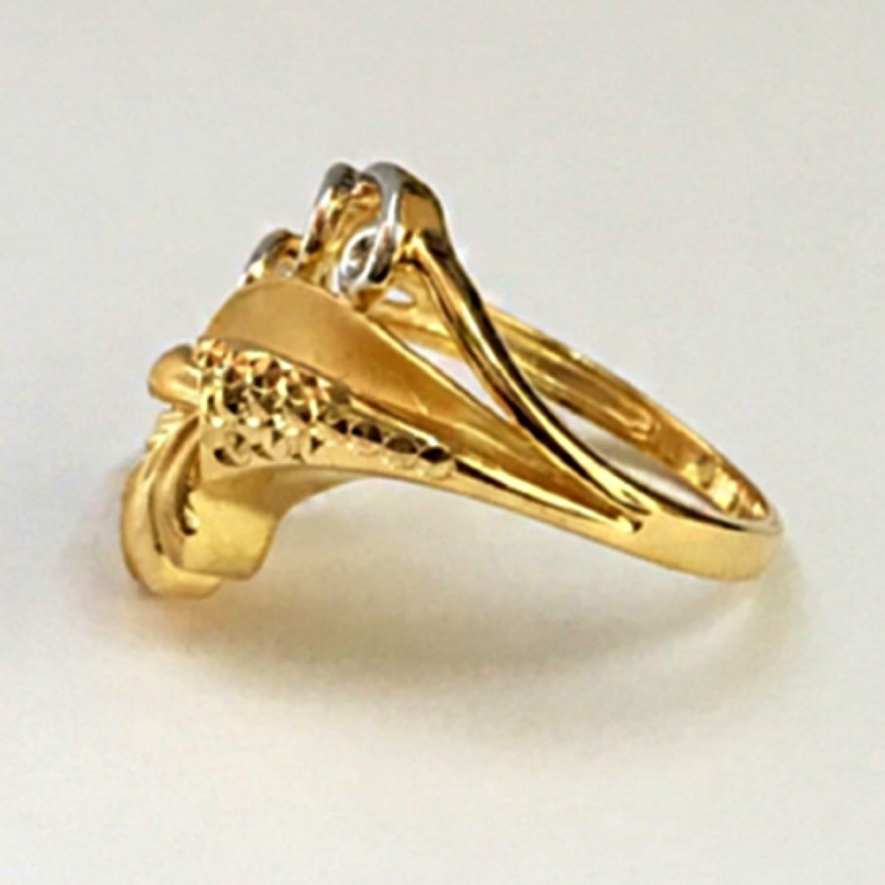 22 Kt Yellow Gold Engagement Women'S Ring 6 Grams Size 6,7,7.5,8,9 - Image 5