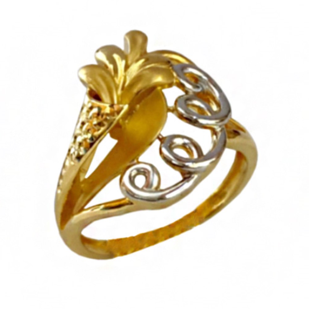 22 Kt   Yellow Gold Engagement Women'S Ring 6 Grams Size 6,7,7.5,8,9