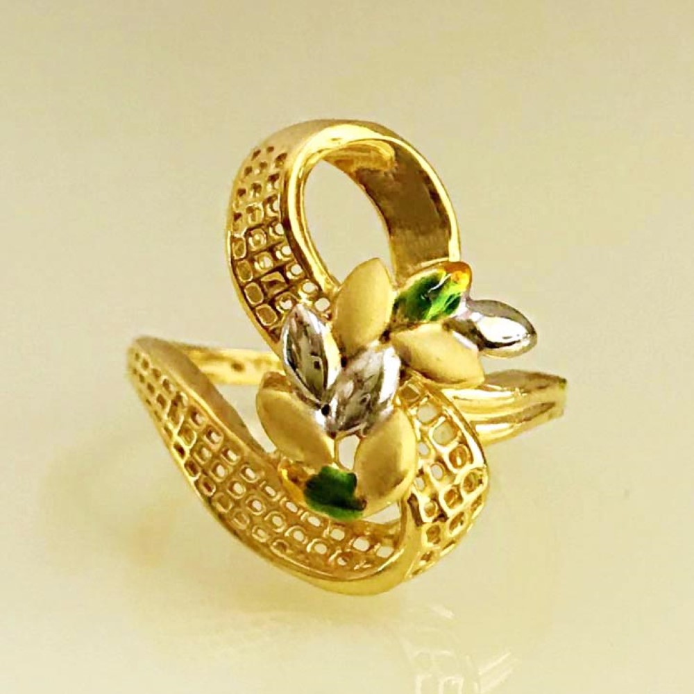 22 Kt Yellow Gold Engagement Wedding Women'S Finger Ring 5.070 Grams - Image 3