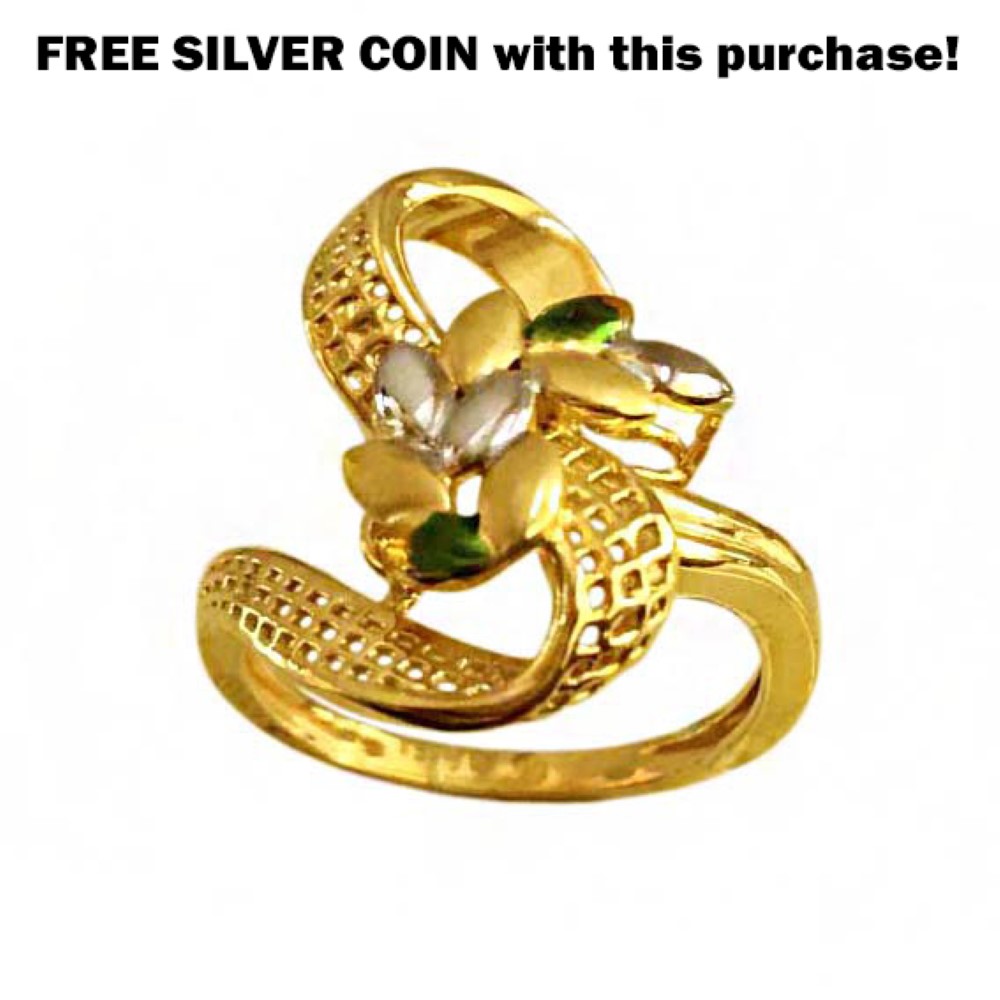 22 Kt   Yellow Gold Engagement Wedding Women'S Finger Ring 5.070 Grams