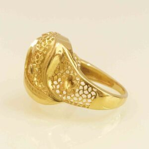 22 Kt   Yellow Gold Engagement Wedding Women'S Finger Ring 5.410 Grams