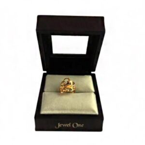 22 Kt   Yellow Gold Engagement Wedding Women'S Finger Ring 5 Grams