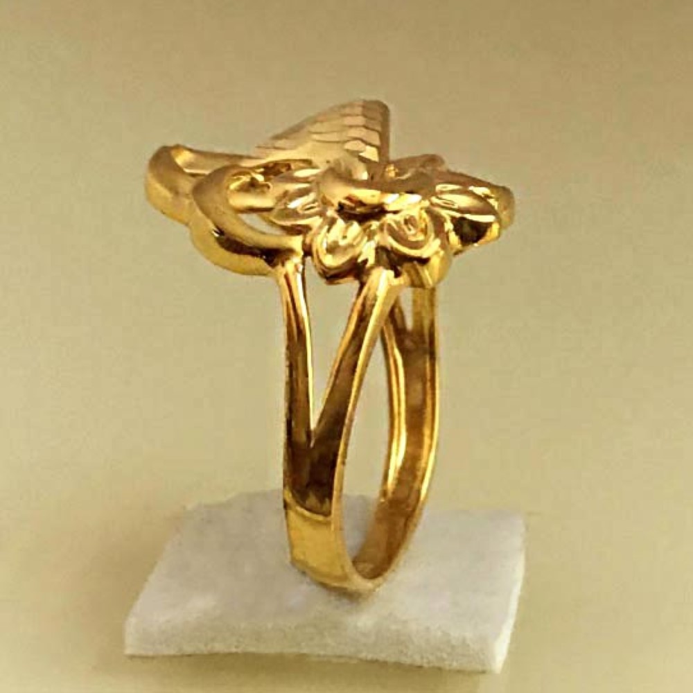 22 Kt Yellow Gold Engagement Wedding Women'S Finger Ring 5 Grams - Image 2
