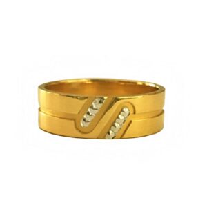 22 Kt  Yellow Gold Women Engagement Wedding Band Ring Wide 7 MM Size 7