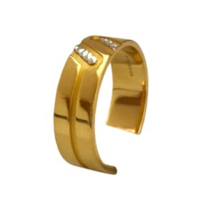 22 Kt  Yellow Gold Women Engagement Wedding Band Ring Wide 7 MM Size 7