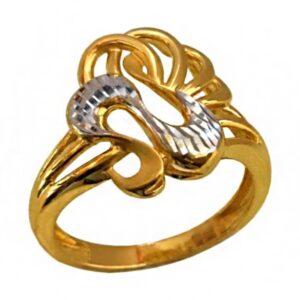 Fine Jewelry 22 Kt Yellow Gold Engagement Women'S Finger Ring Size 6-9
