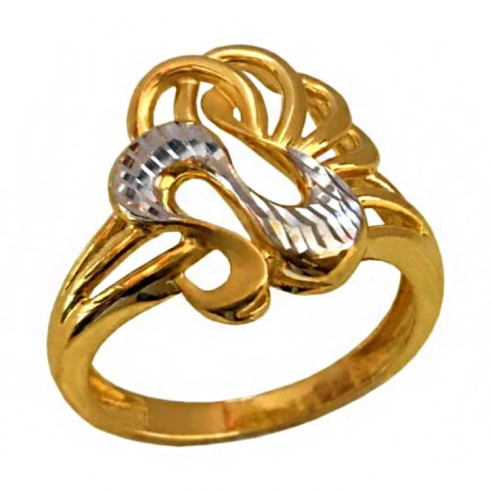 Fine Jewelry 22 Kt Yellow Gold Engagement Women'S Finger Ring Size 6-9