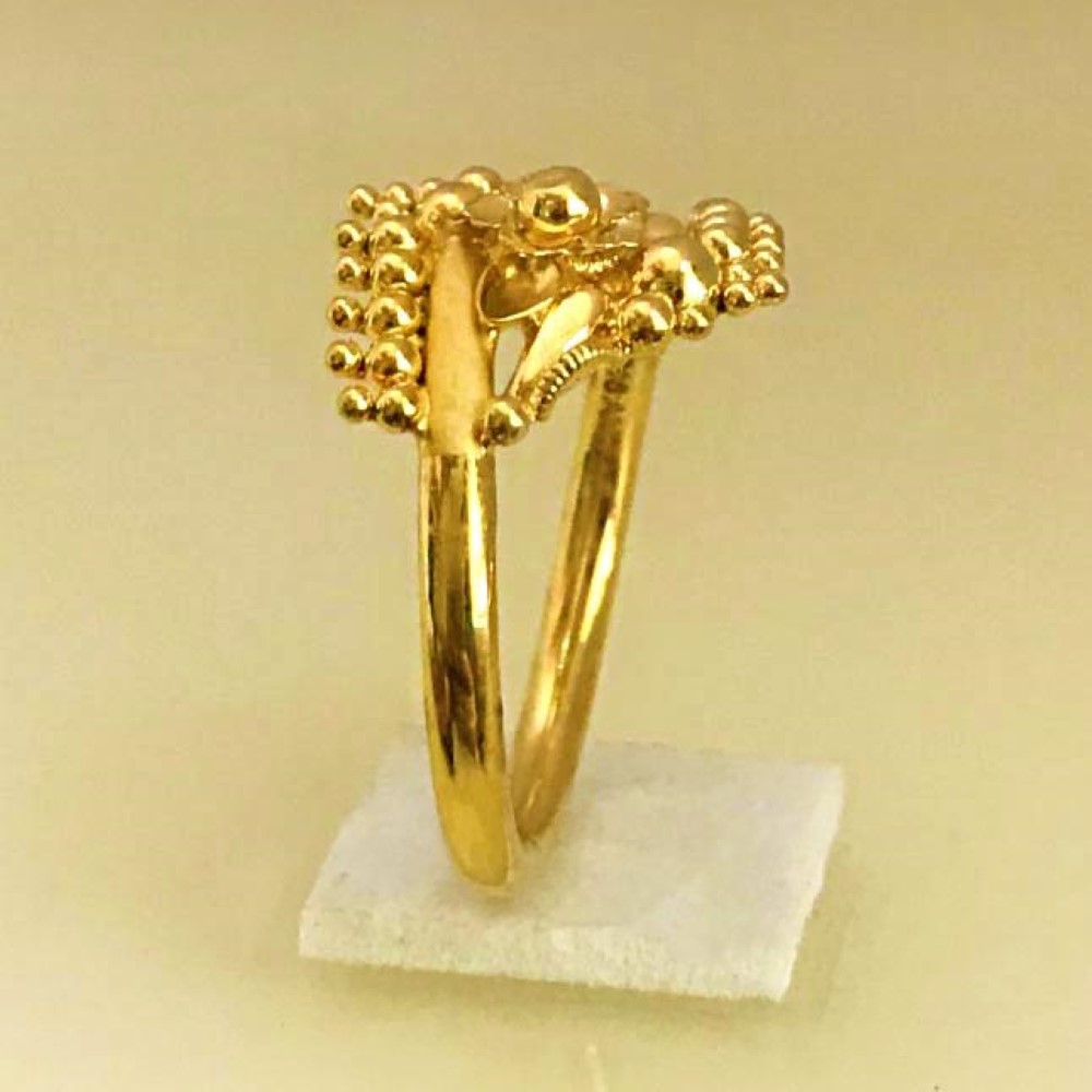 22 Kt Yellow Gold Engagement Women'S Finger Ring 5 Grams Size 6-9 - Image 3