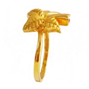 22 Kt Yellow Gold Ring Engagement Women'S Ring 4.840 Gms Size  6-9