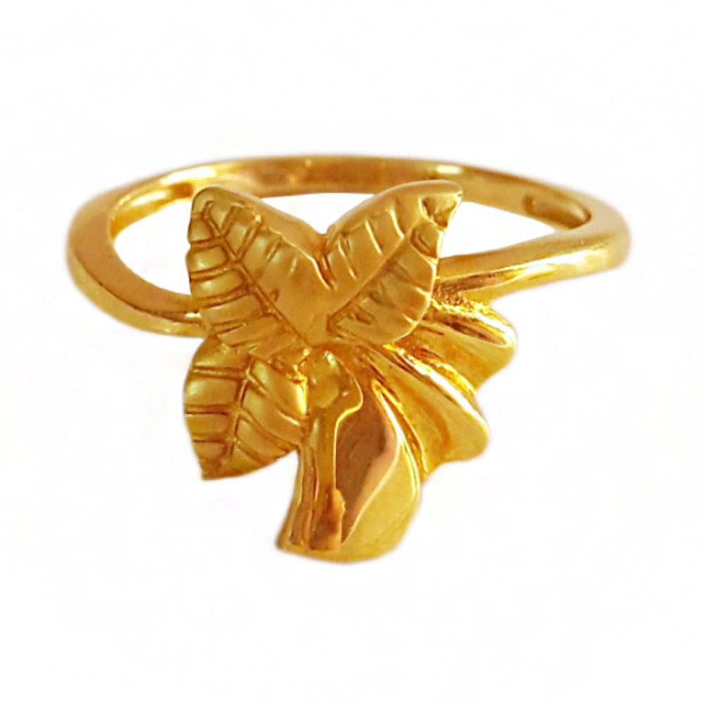 22 Kt Yellow Gold Ring Engagement Women'S Ring 4.840 Gms Size 6-9 - Image 2